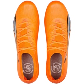 Puma Ultra Ultimate FG/AG M 107163 01 fodboldsko appelsiner og røde orange 2
