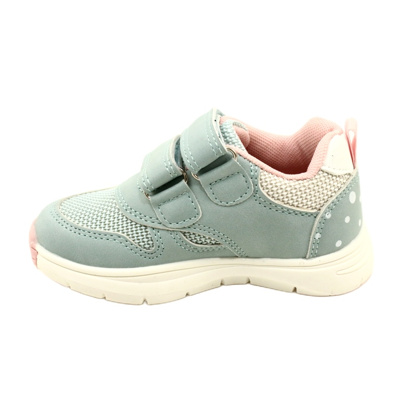 Evento Pigeres sportssko til velcro 23DZ23-5917 Blue blå 2
