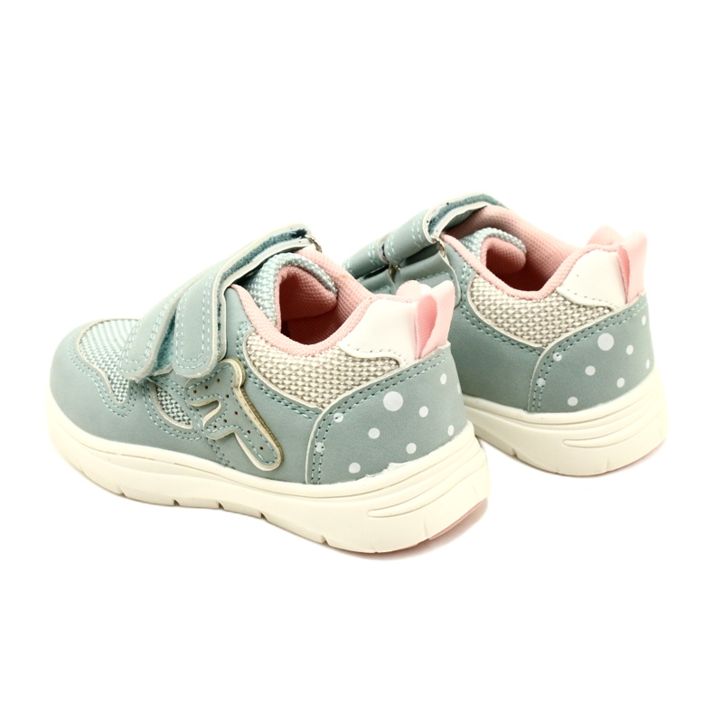 Evento Pigeres sportssko til velcro 23DZ23-5917 Blue blå 5
