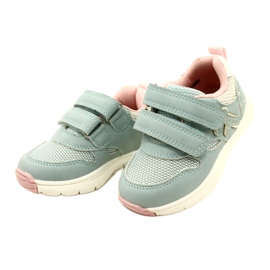 Evento Pigeres sportssko til velcro 23DZ23-5917 Blue blå 3