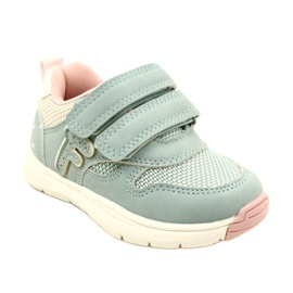 Evento Pigeres sportssko til velcro 23DZ23-5917 Blue blå 1