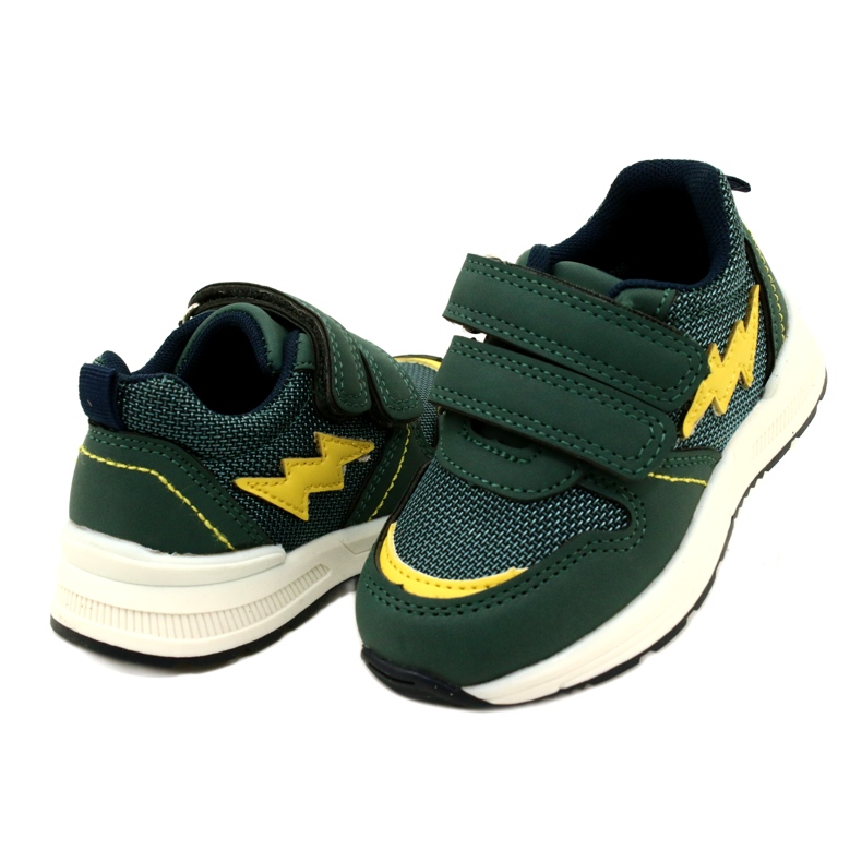 Evento Drenge sportssko til velcro 23dz23-5916 grøn 4