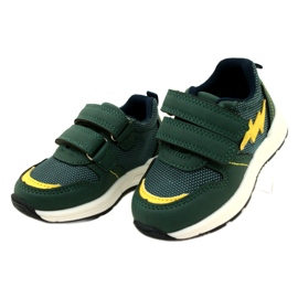 Evento Drenge sportssko til velcro 23dz23-5916 grøn 3