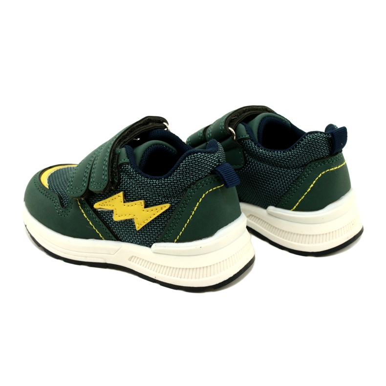 Evento Drenge sportssko til velcro 23dz23-5916 grøn 6