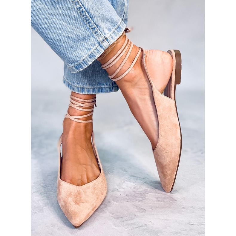 BM Dentoni Nude Slingback Ballet Flats beige 1