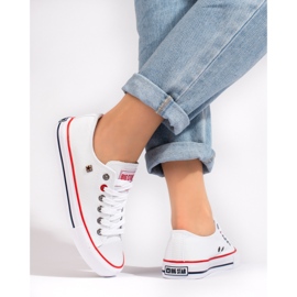 Big Star T274022101 hvide klassiske sneakers 2