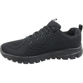 Skechers Graceful Få forbindelse W 12615-BBK sort 1