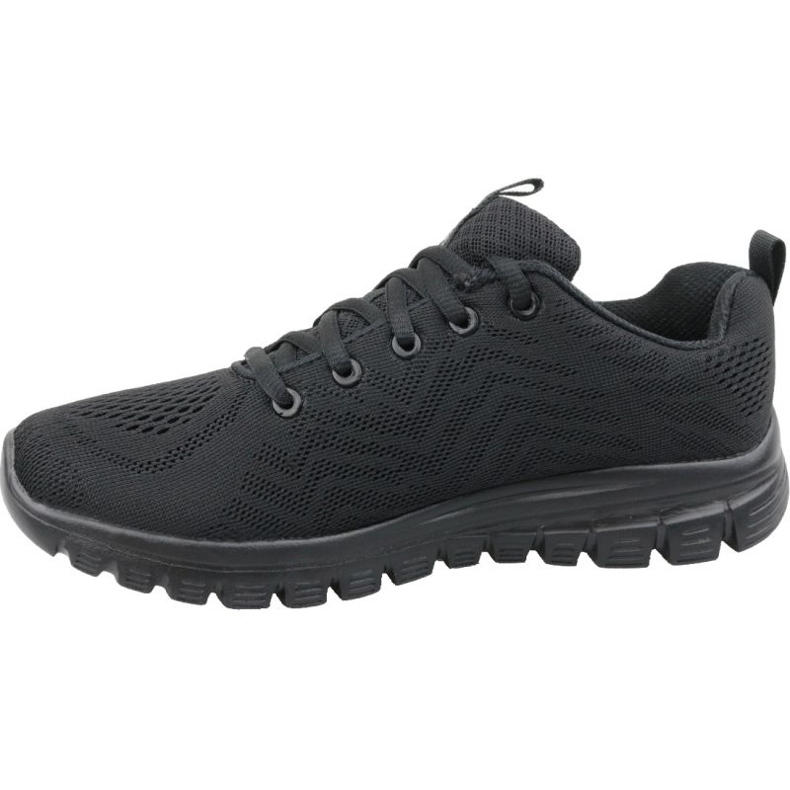 Skechers Graceful Få forbindelse W 12615-BBK sort 1