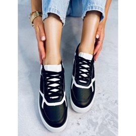 Dixon Black damesneakers sort 1