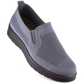 Grey News 1022 slip-on sko til mænd grå 1
