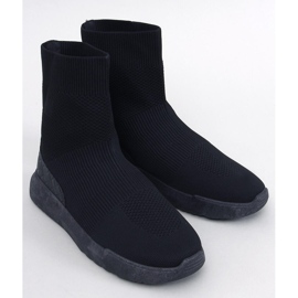 Ervin sorte strømpesneakers 1