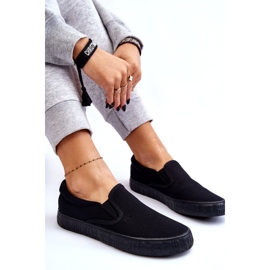 Damesneakers Slip-On Big Star LL274392 Sort 3