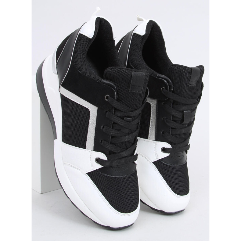 Panda wedge sneakers Diego SORT/HVID 1