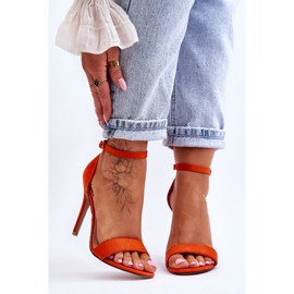 Orange Liberty højhælede sandaler 1