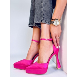 BM Platform pumper Carlie Fuchsia lyserød 2