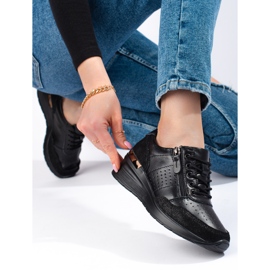 Shelovet wedge sneakers sort 1