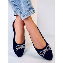 Batten Black Almond Toe Ballerinaer sort 1
