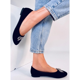 Batten Black Almond Toe Ballerinaer sort 2