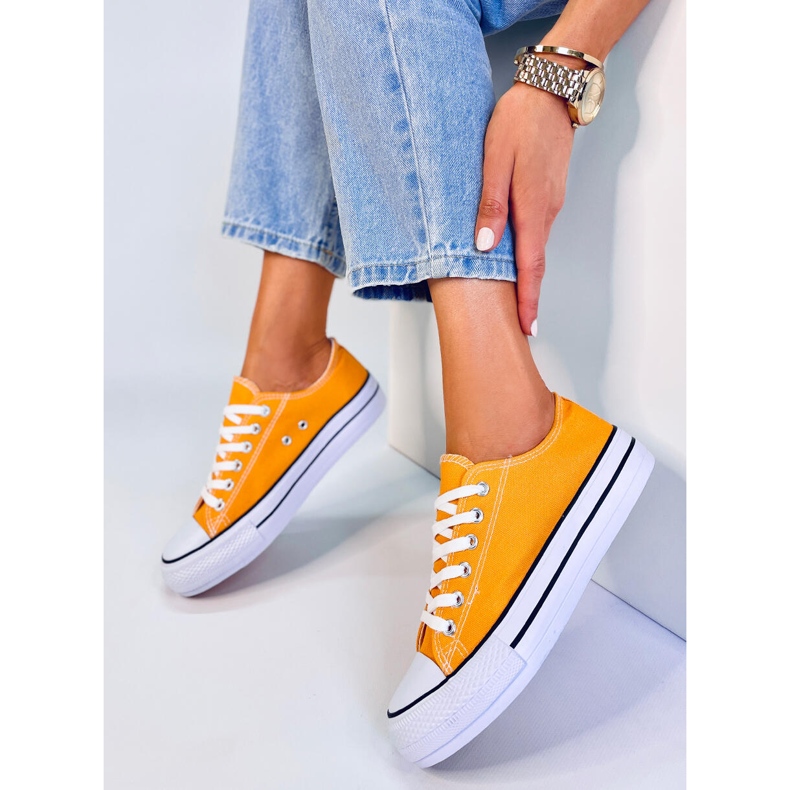 BM Fargis Yellow klassiske sneakers til kvinder gul 1