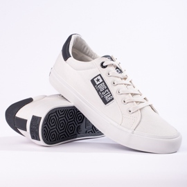 Big Star hvide sneakers til mænd JJ174259 2