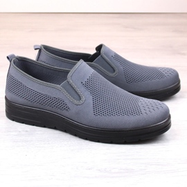 Grey News 1022 slip-on sko til mænd grå 2