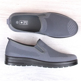 Grey News 1022 slip-on sko til mænd grå 3