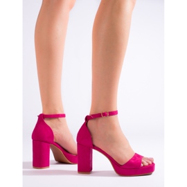 W. Potocki Pink højhælede sandaler fra Potocki lyserød 3