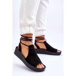 Ruskindssandaler Nicole 2743/002 Sort 2