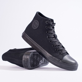Høje sorte sneakers til mænd Big Star FF174550 1