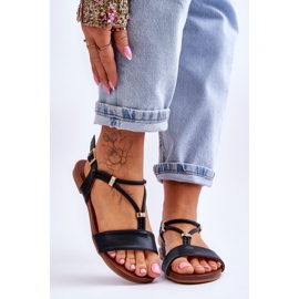 Flade sandaler til kvinder S.Barski KV-541-120 Sort 1