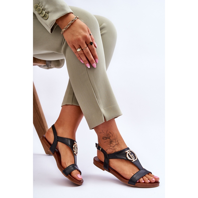 Flade sandaler S.Barski KV-5541-32 Sort 1