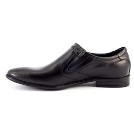 Lukas Mænds formelle slip-on sko 284 sort 1
