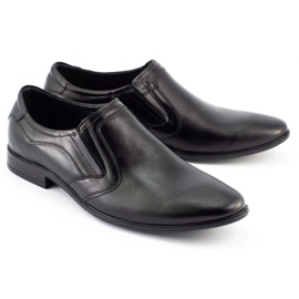Lukas Mænds formelle slip-on sko 284 sort 2