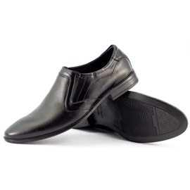 Lukas Mænds formelle slip-on sko 284 sort 3