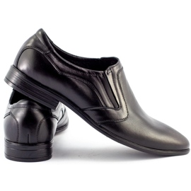 Lukas Mænds formelle slip-on sko 284 sort 4