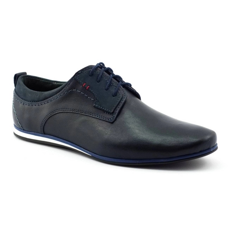 Elegante herresko til jeans 731 marineblå 1