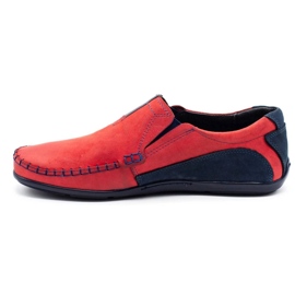 Mario Pala Mænds loafers 834 rød 1