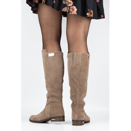 Olivier Moderigtige støvler Klara beige 1