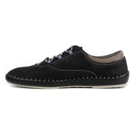 Olivier Casual herresko 312K sort nubuck 1