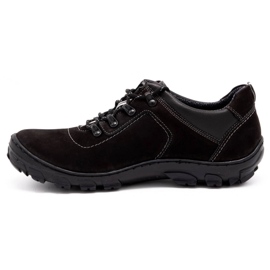 Olivier Mænds trekkingsko 7109 sort nubuck 1