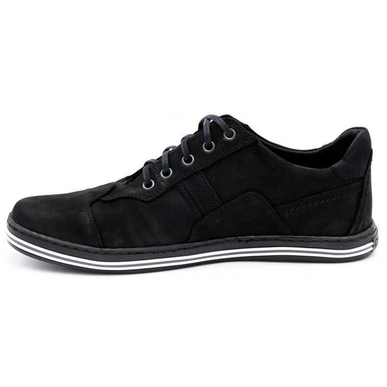 Polbut Casual herresko 1801 sort nubuck 1
