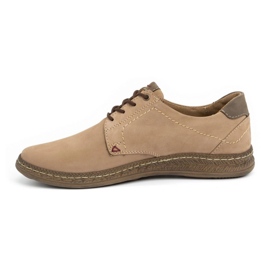 Olivier Herre afslappet lædersko 930MA beige 1
