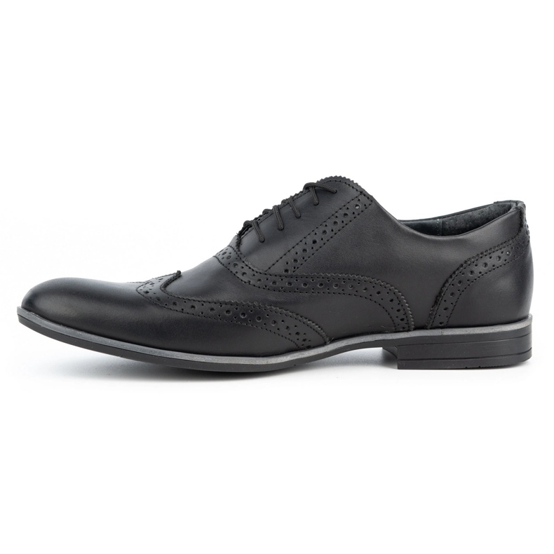 Olivier Formelle lædersko Brogues 306GT sort 1