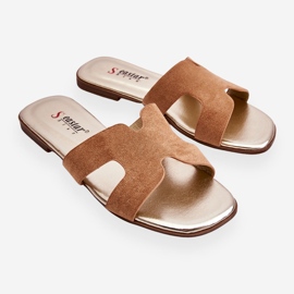 Seastar Klassiske suede hjemmesko til kvinder Beige Evana 1