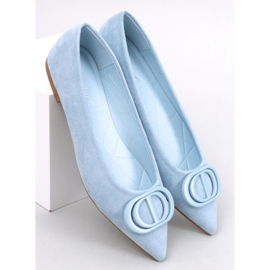 Arte Blue mandeltå ballet flade blå 1