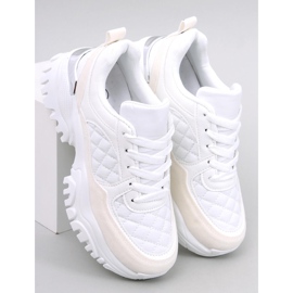 Ortega White wedge sneakers hvid 1