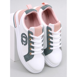 BM Verdon Grønne damesneakers hvid 1