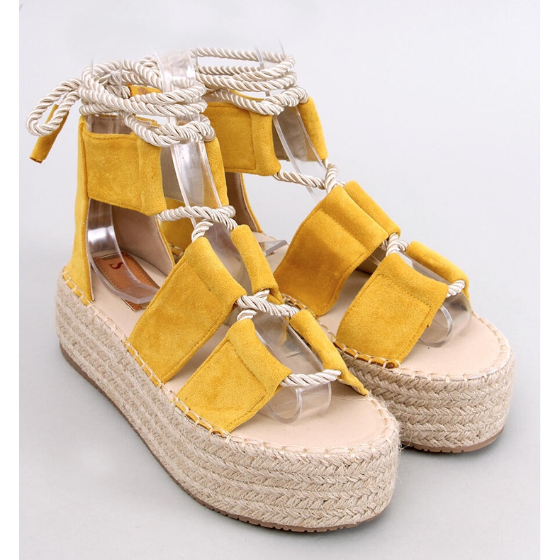 BM Rivera Gule espadrillesandaler 1