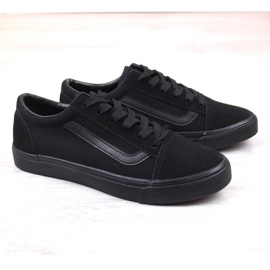 Atletico sorte lave sneakers i tekstil 1