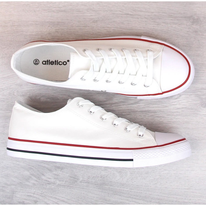 Hvide mænds Atletico sneakers lave sneakers 2
